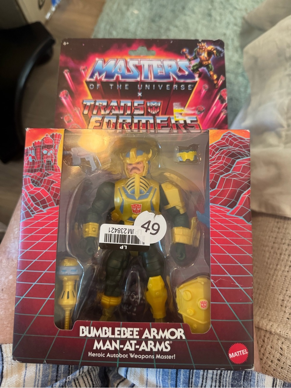 Mattel Bumblebee-Accent Man-At-Arms Action Figure - Yellow & Dark Green